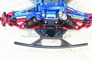 GPM ALUMINUM FRONT LOWER SUSPENSION ARM LOSI 1/6 SUPER BAJA REY 4X4 GUN SILVER