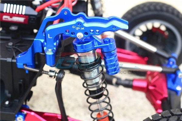 GPM ALUMINUM DAMPER CAP PIGGYBACK RESERVOIRS LOSI 1/6 SUPER BAJA REY GUN SILVER