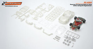 PowerHobby Scaleauto 1974 Porsche 911 Carrera RSR 3.0 White Kit 1/32 Slot Car SC-6204