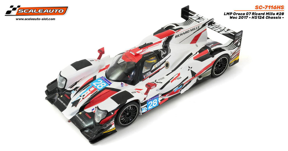 PowerHobby Scaleauto Oreca 07 LMP Le Mans 2017 1/24 Slot Car SC-7116HS HS Chassis
