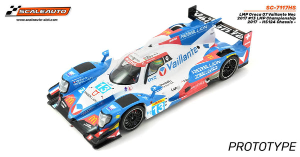 PowerHobby Scaleauto Oreca 07 LMP Vaillante Wec 2017 1/24 Slot Car SC-7117HS HS Chassis