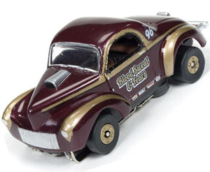 Autoworld Thunderjet R14 1941 Willys Coupe Gasser Blood Sweat Tjet AFX SC304 AW