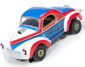 Autoworld Thunderjet R14 1941 Willys Coupe Gasser Speed Demon Tjet AFX AW SC304