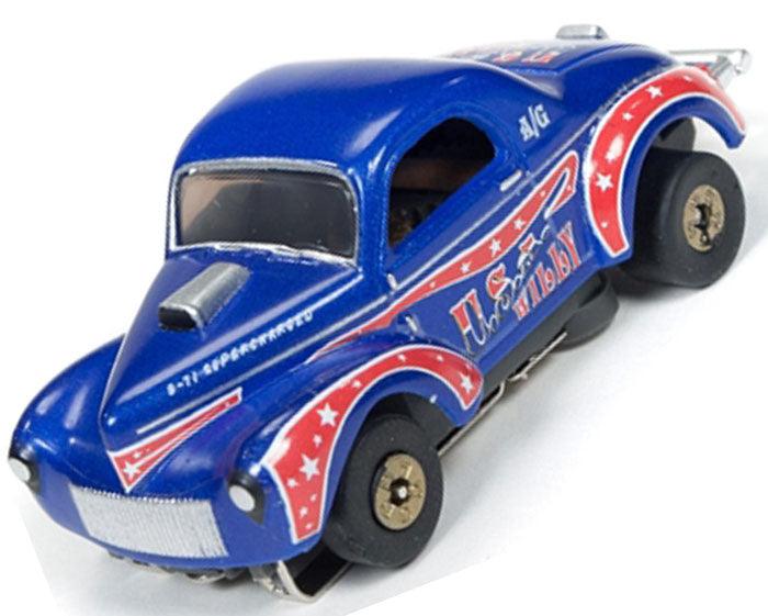 Autoworld R14 Thunderjet 1941 Willys Coupe Gasser USA Willy Tjet AFX SC304 AW