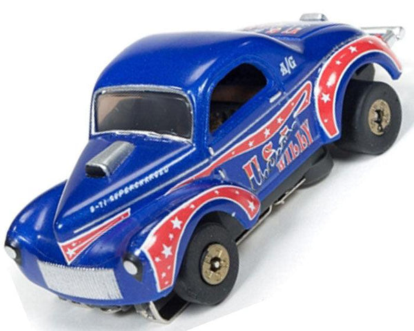 Autoworld R14 Thunderjet 1941 Willys Coupe Gasser USA Willy Tjet AFX SC304 AW