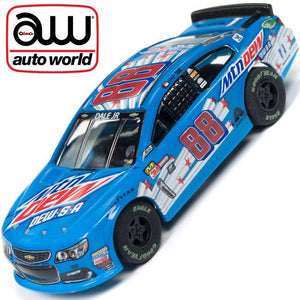 Auto world NASCAR Dale Earnhardt Jr. 2017 Chevy SS #88 Mountain Dew AFX Slot