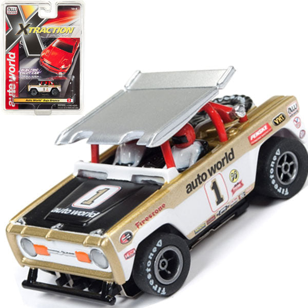 Auto World Ford Baja Bronco Gold Xtraction R22 for AFX HO Slot Car SC331