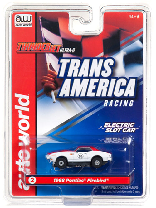 Auto World Pontiac Firebird Jerry Titus Thunderjet AFX Ho Slot Car SC338