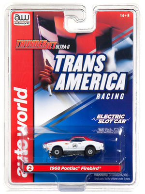 Auto World Pontiac Firebird Jerry Titus Thunderjet AFX Ho Slot Car SC338