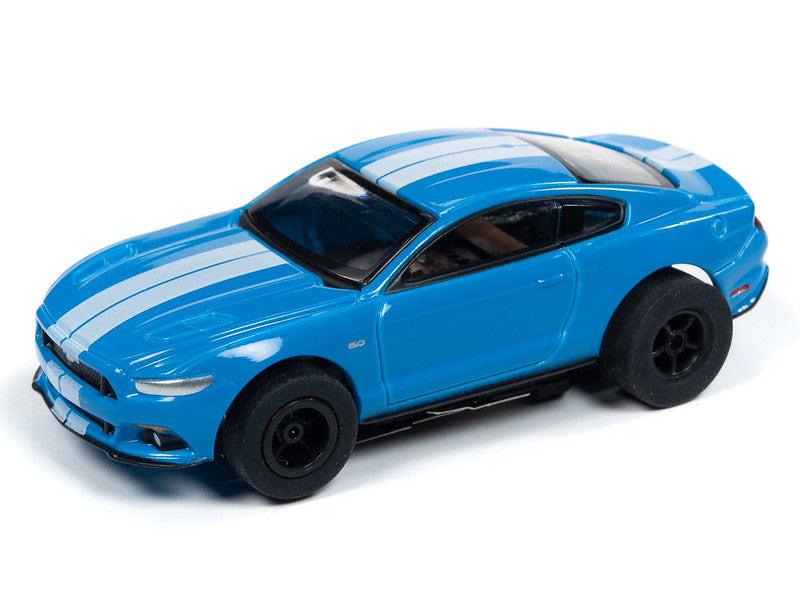 PowerHobby Auto World 2016 Ford Mustang GT Blue Xtraction R26 HO Slot Car SC341 for AFX