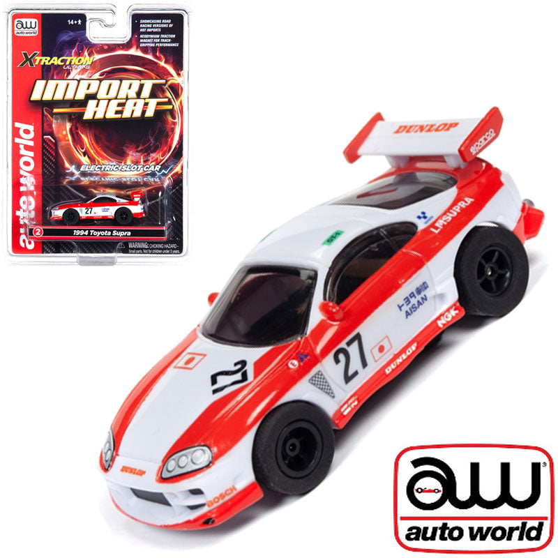 Auto World Xtraction R28 Toyota Supra AFX HO Scale Slot Car Autoworld