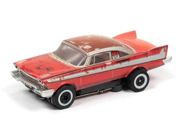 Auto World Thunderjet Plymouth Fury Christine Dirty AFX HO Slot Car SC358