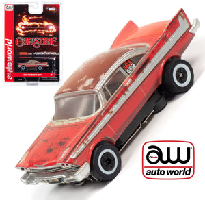 Auto World Thunderjet Plymouth Fury Christine Dirty AFX HO Slot Car SC358