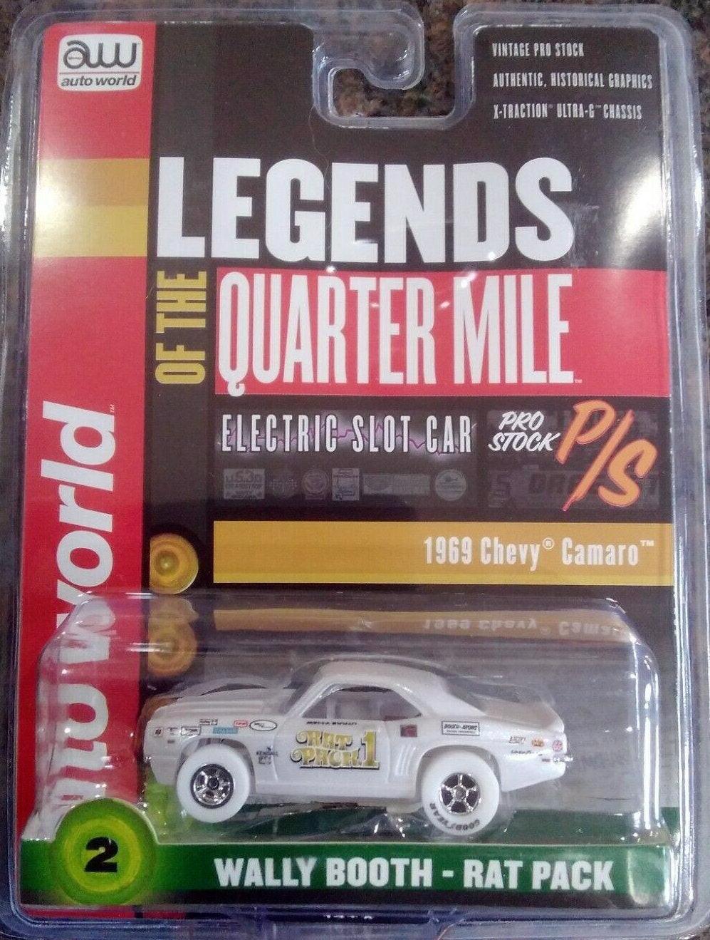 PowerHobby Auto World iWheels Xtraction Chevy Camaro Wally Booth Rat Pack HO Slot Car