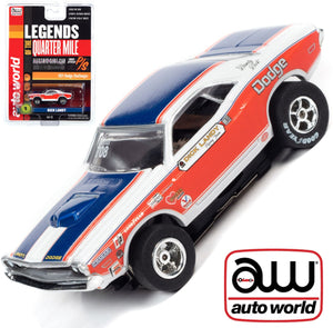 Auto World Xtraction Dick Landy 1971 Dodge Challenger HO Slot Car SC361 for AFX
