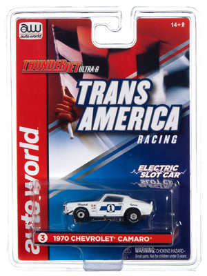 Auto World Thunderjet R32 Jim Hall 1970 Chevy Camaro HO Scale Slot Car for AFX