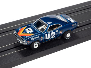 Auto World Thunderjet R32 Swede Savage 1970 AAR Plymouth Barracuda HO Slot Car