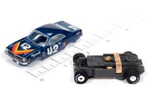 Auto World Thunderjet R32 Swede Savage 1970 AAR Plymouth Barracuda HO Slot Car