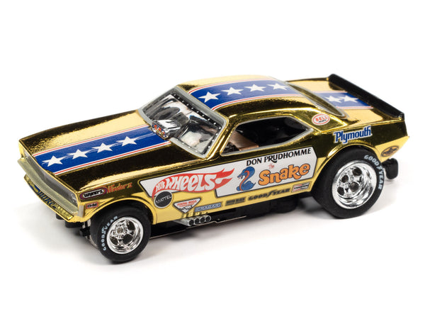 Auto World Don The Snake Prudhomme '70 Plymouth Cuda Ho Slot Car SC369