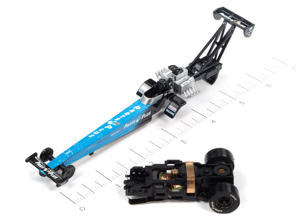 Auto World 4Gear NHRA Clay Millican Parts Plus Top Fuel Dragster HO Scale Slot Car SC370 R27