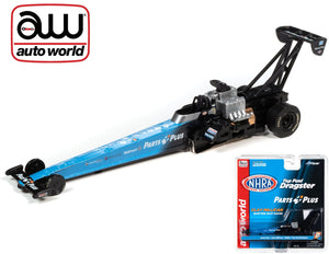 Auto World 4Gear NHRA Clay Millican Parts Plus Top Fuel Dragster HO Scale Slot Car SC370 R27