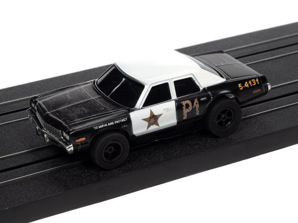 Auto World Blues Mobile 1974 Dodge Monaco R36 HO Slot Car for AFX Xtraction