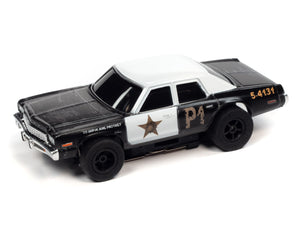 Auto World Blues Mobile 1974 Dodge Monaco R36 HO Slot Car for AFX Xtraction