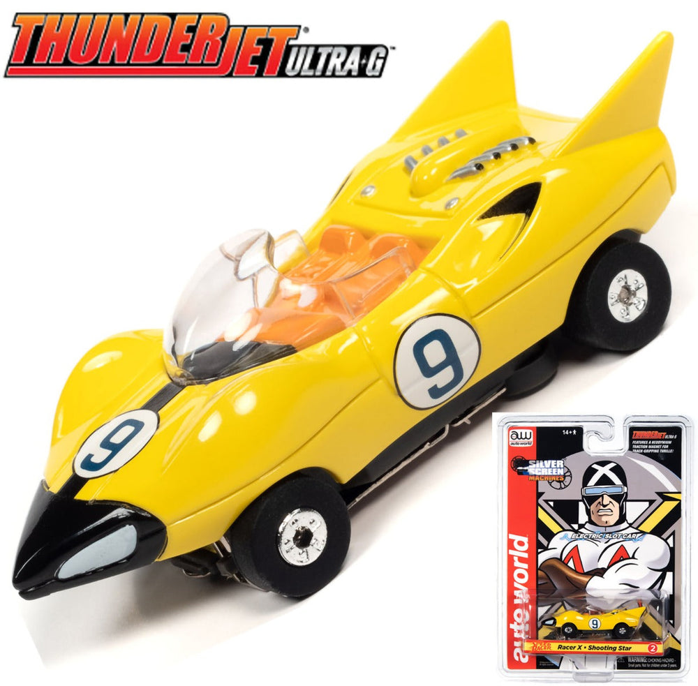 Auto World Speed Racer Shooting Star X Thunderjet HO Slot Car for AFX Tjet