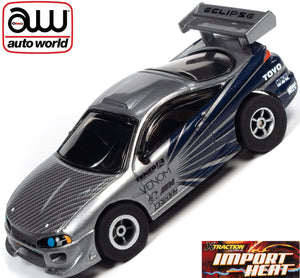 Auto World Mitsubishi Eclipse Xtraction Import Heat for AFX HO Scale Slot Car SC378
