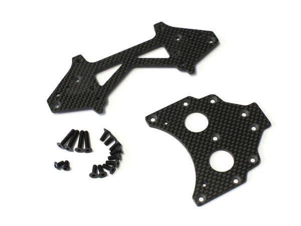 Kyosho Long WB Rear Plate Set (273mm/Carbon)