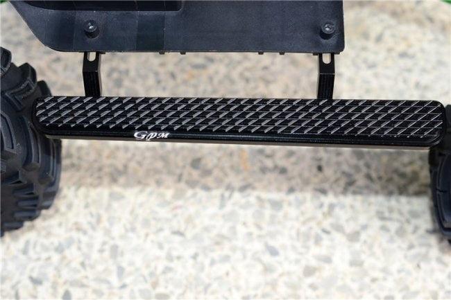 GPM ALUMINUM EXTERIOR TRAIL PARALLELOGRAM AXIAL SCX10 II GUN SILVER