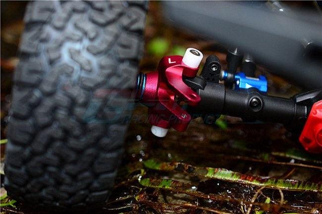 GPM SCX2021-GUNSILVER FRONT KNUCKLE ARM AXIAL SCX10 II