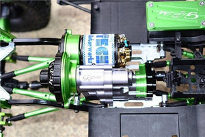 GPM SCX2038-GUNSILVER ALUMINUM CENTER GEAR BOX AXIAL SCX10 II