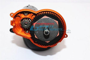 GPM SCX2038GCA-GUN SILVER ALUMINUM SPUR GEAR COVER AXIAL SCX10 II