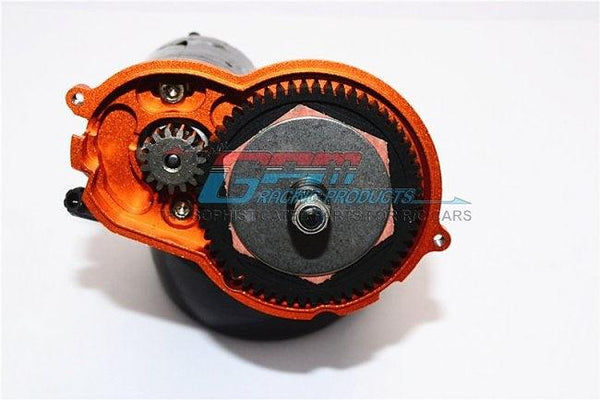 GPM SCX2038GCA-GUN SILVER ALUMINUM SPUR GEAR COVER AXIAL SCX10 II