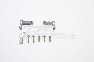 GPM ALUMINUM TRANSMISSION SUPPORTING MOUNT AXIAL SCX10 II GUN SILVER