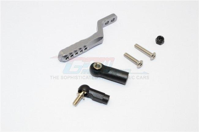 GPM SCX2333R-GUNSILVER ALUMINUM REAR TOW HITCH AXIAL SCX10 II