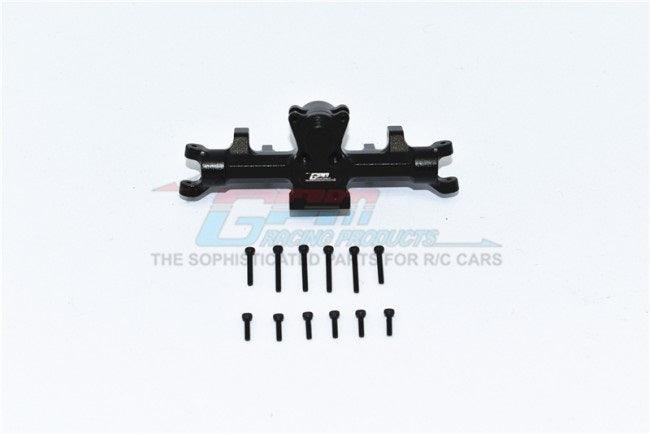 GPM ALUMINUM FRONT GEAR BOX AXIAL 1:24 SCX24 DEADBOLT / JEEP WRANGLER BLACK