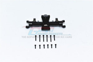 GPM ALUMINUM FRONT GEAR BOX AXIAL 1:24 SCX24 DEADBOLT / JEEP WRANGLER BLACK