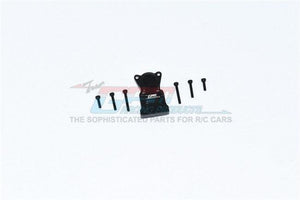 GPM ALUMINUM F/R GEARBOX COVER AXIAL 1:24 SCX24 DEADBOLT / JEEP WRANGLER BLACK