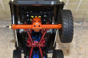 GPM ALUMINUM REAR GEAR BOX AXIAL 1:24 SCX24 DEADBOLT / JEEP WRANGLER BLACK