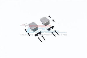 GPM STAINLESS STEEL F/R GEAR BOX BOTTOM PROTECTOR MOUNT AXIAL 1/24 SCX24