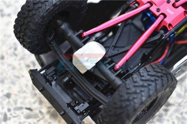 GPM STAINLESS STEEL F/R GEAR BOX BOTTOM PROTECTOR MOUNT AXIAL 1/24 SCX24