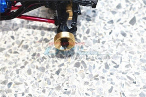 GPM STEEL #45 CVD DRIVE SHAFT BRASS WHEEL KNUCKLE AXLE AXIAL 1:24 DEADBOLT / JW