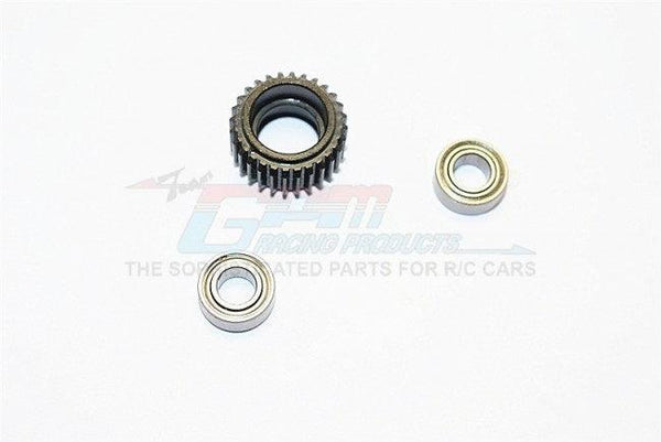 GPM STEEL TRANSMISSION MIDDLE GEAR AXIAL WRAITH / SCX10 / SCX10 II / SMT10 BLACK