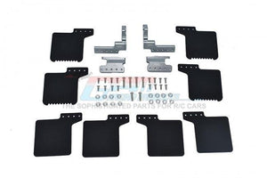 GPM MUD FLAP AXIAL 1/10 SCX10 III JEEP WRANGLER / JEEP GLADIATOR GUN SILVER