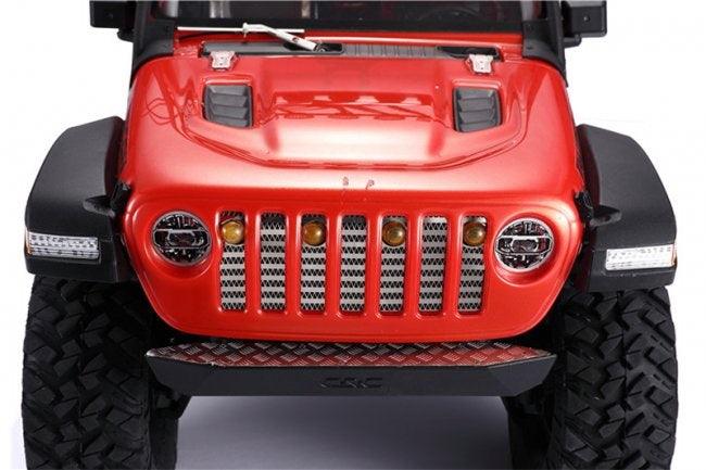 GPM RC CAR CENTER GRILLE LIGHTS SCX10 III JEEP WRANGLER CLEAR
