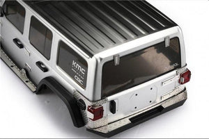 GPM RC CAR STAINLESS STEEL SLIP PROOF TREAD FRONT REAR AXIAL SCX10 III CLEAR