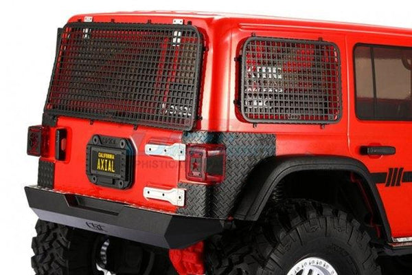 GPM RC CAR TAILLIGHT COVER TYPE A AXIAL SCX10 III JEEP JL WRANGLER SILVER