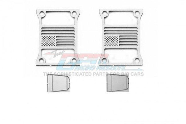 GPM RC CAR TAILLIGHT COVER TYPE C AXIAL SCX10 III JEEP JL WRANGLER SILVER